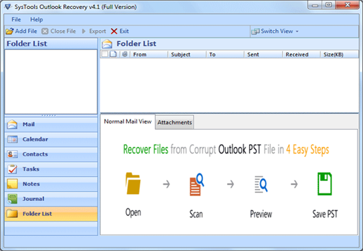 Recover Deleted Outlook Items 2010 4.1